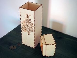 Dárková krabice/box na víno na míru