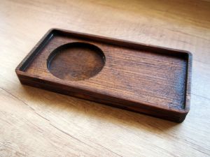 Dřevěný podtácek pro hrnek varianta 2