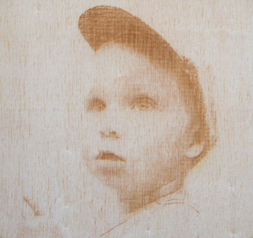 Fotografie gravírovaná do dřeva 10x15cm