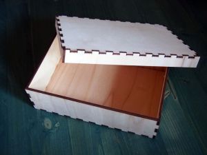 Krabička s víkem s vlastním textem/logem