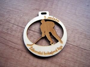 Medaile dřevěná na míru