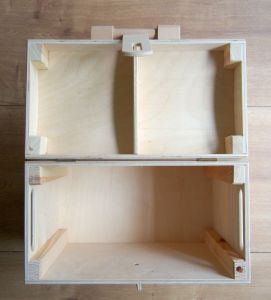 Dřevěná truhla 36x19,5x29cm