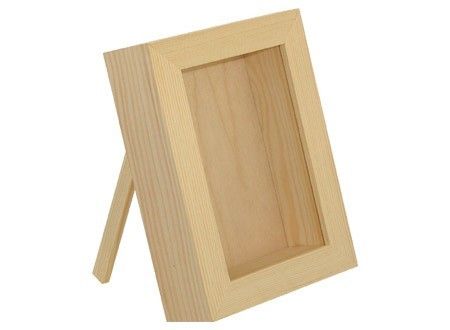 Dřevěný rámeček - vitrínka na dekorování