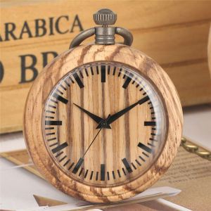 Dřevěné hodinky kapesní