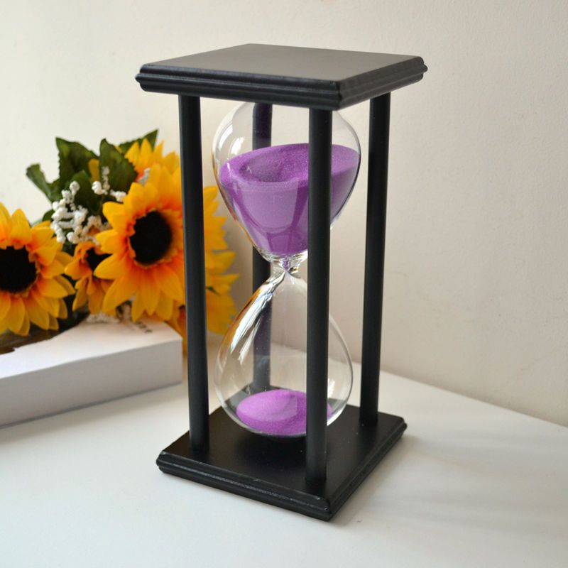 Přesýpací hodiny 15 minut fialové