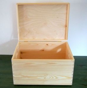 Velký dřevěný box s víkem 40x30x21,5cm gravírovaný