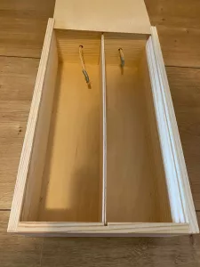 Box na dvě vína, možnost gravírování