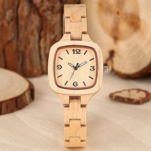 Dámské dřevěné hodinky nature