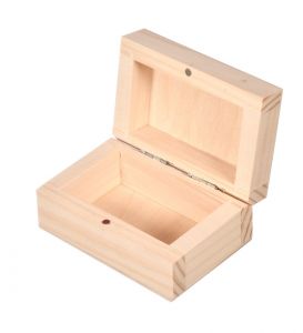 Dřevěná krabička zavírací malá