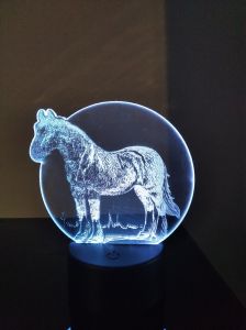 LED lampička kůň