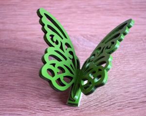 Motýl 3D nalepovací barevný